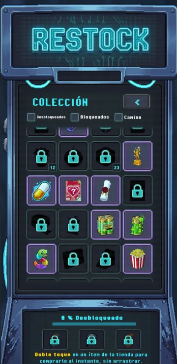 Colección de snacks desbloqueables